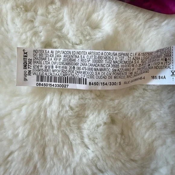 Zara Pink Floral Kimono Blouse Size Small - Picture 8 of 8